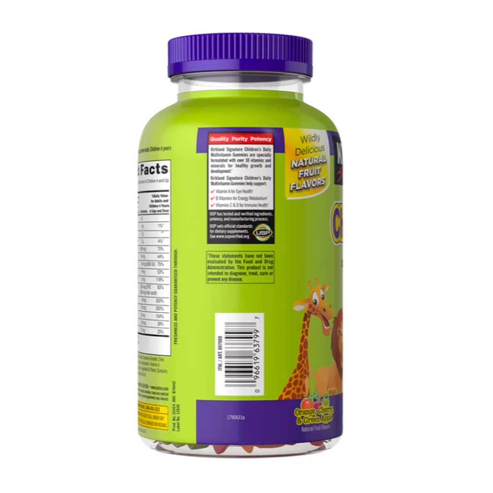 Kirkland Signature Niños Multivitaminas, 160 Gomitas - Imagen 2