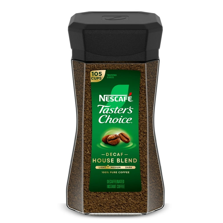 NESCAFÉ Taster's Choice Descafeinado Mezcla de Casa, Café Instantáneo de Tueste Medio Claro