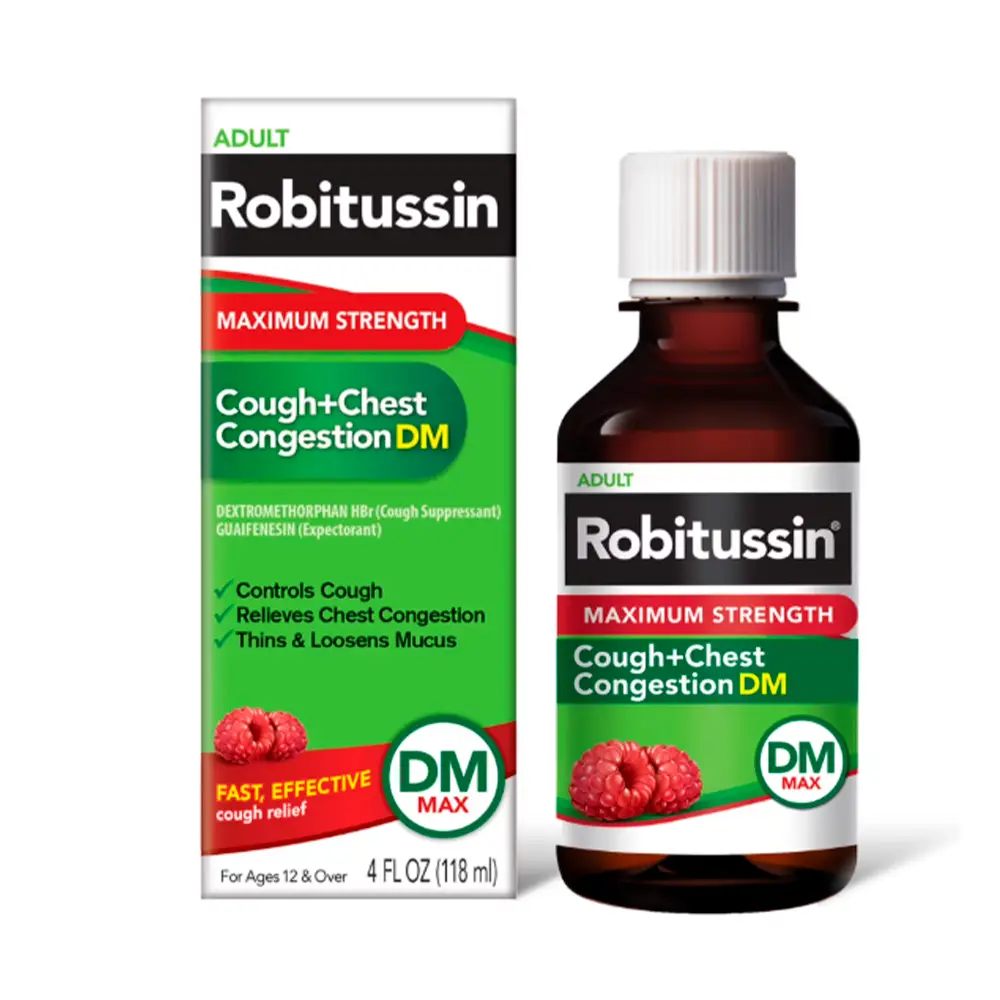 Robitussin Medicina para la Tos, Congestión y Resfriado de Máxima Potencia, 4 Fl Oz