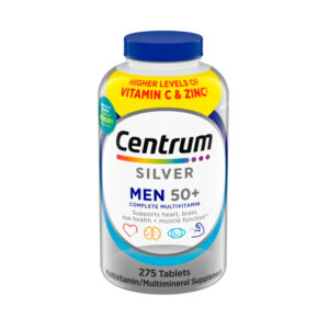 Multivitaminas Centrum Silver para hombres mayores de 50 años, 275 Tabletas