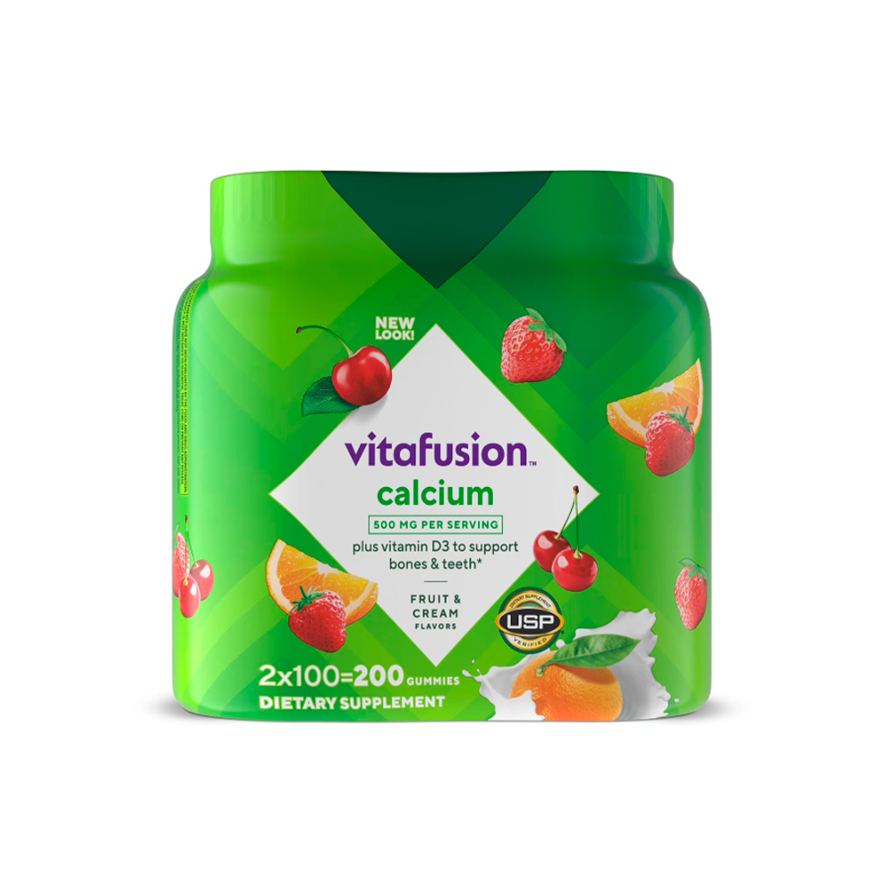 Vitamina Calcio + D3 Vitafusion, 100 Gomitas