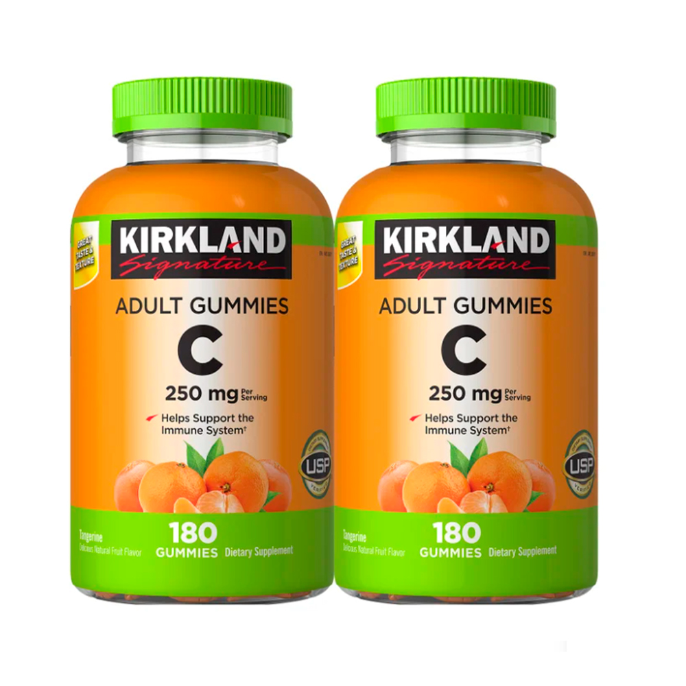 Vitamina C Kirkland Signature 250 Mg, 180 Gomitas Para Adultos