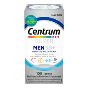 Centrum Silver Multivitamina para Hombre de 50+ con Vitamina B y D3, 100 tabletas