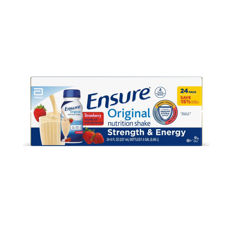 Ensure Original Nutrition Shake, Strawberry 8 fl. oz. - Imagen 2