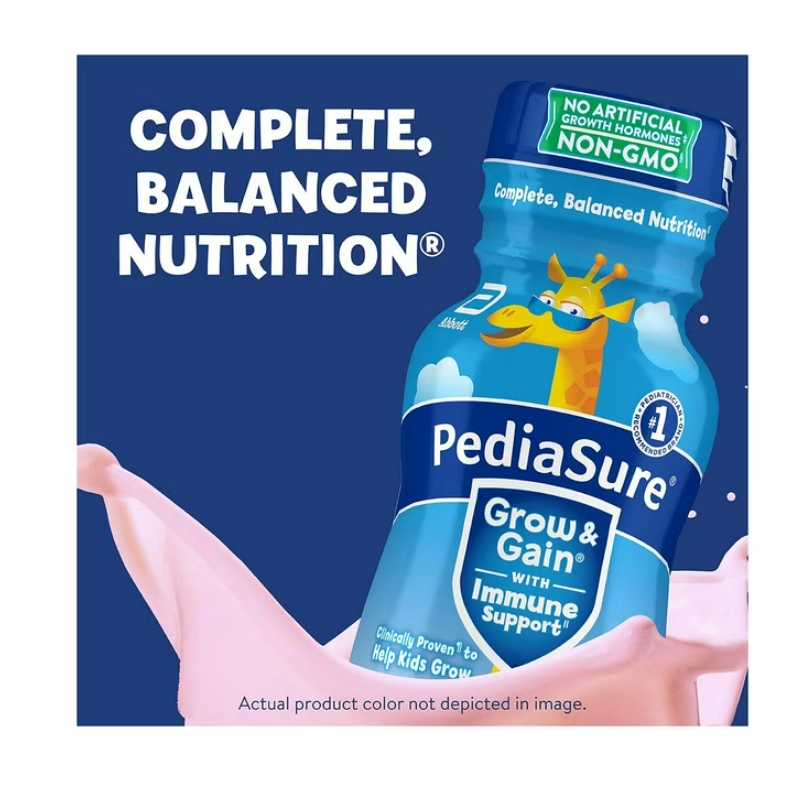 Batido nutricional PediaSure para niños, sabor fresa, 237 ml (8 onzas líquidas