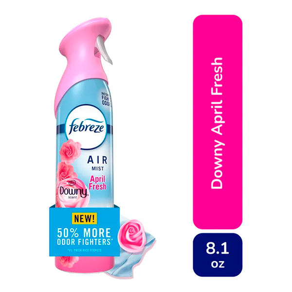 Ambientador en spray Febreze Air Mist, aroma fresco de abril de Downy
