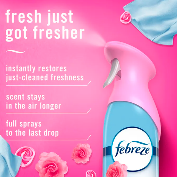 Ambientador en spray Febreze Air Mist, aroma fresco de abril de Downy - Imagen 2