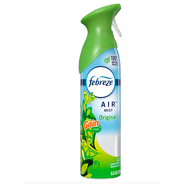 Ambientador en spray Febreze Air Mist, Gain Original Aroma