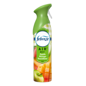 Febreze Air Spray Ambientador, Spray para Habitaciones contra Olores, Sol de Manzana y Mango, 8.8oz