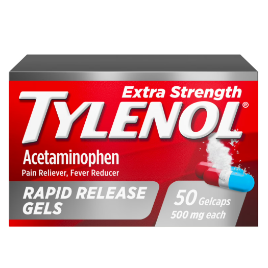 Tylenol Geles Analgésicos Extra Fuertes de Liberación Rápida 500 Mg, Tamaño Económico, 50 tabletas - Imagen 2