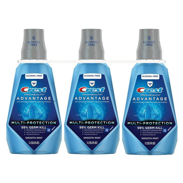 Pro Health, Enjuague bucal de protección múltiple, Sin alcohol, Menta limpia, 500 ml