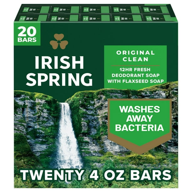 Irish Spring Bar Soap, Original Clean