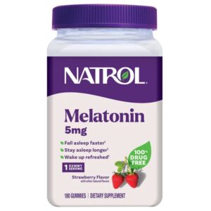 Natrol Melatonina 5 mg., 180 Gomitas