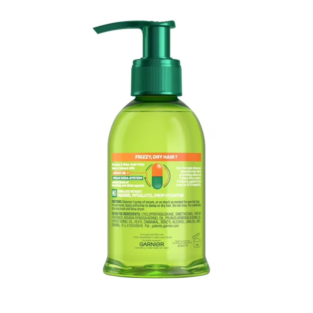 Garnier Fructis Suero para el Cabello Control Del Frizz con Aceite de Argán Kera System, Todo Tipo de Cabello. - Imagen 2