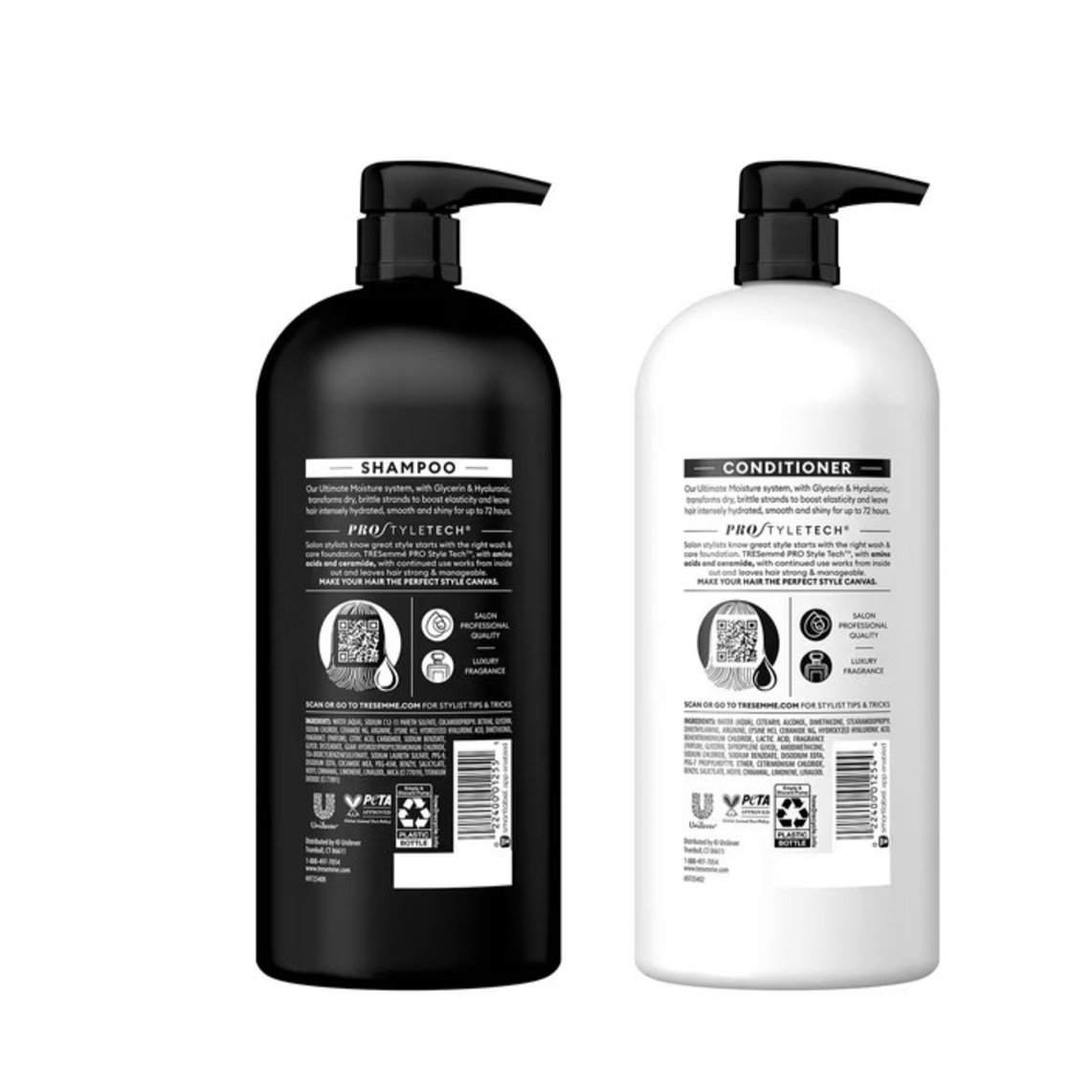 TRESemmé Ultimate Moisture Shampoo and Conditioner. - Imagen 2